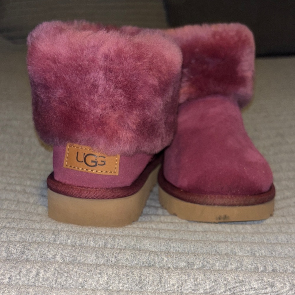 UGG Fuchsia Shearling Boots